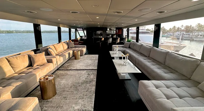 Stella Starship luxury interior saloon air-conditioned
