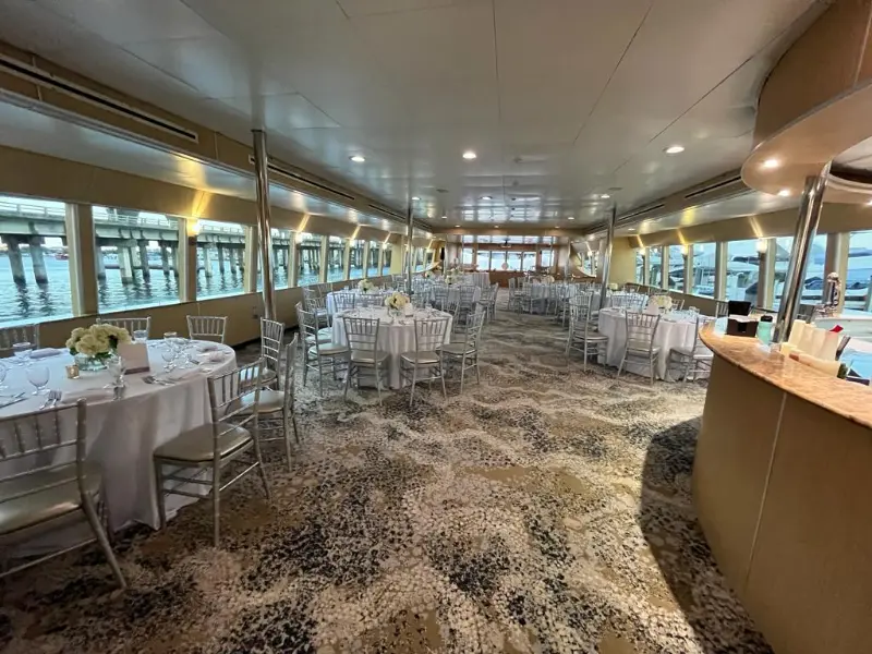 Venetian Lady yacht event setup Miami charter
