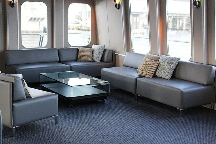 Biscayne Lady event setup Miami luxury party yacht