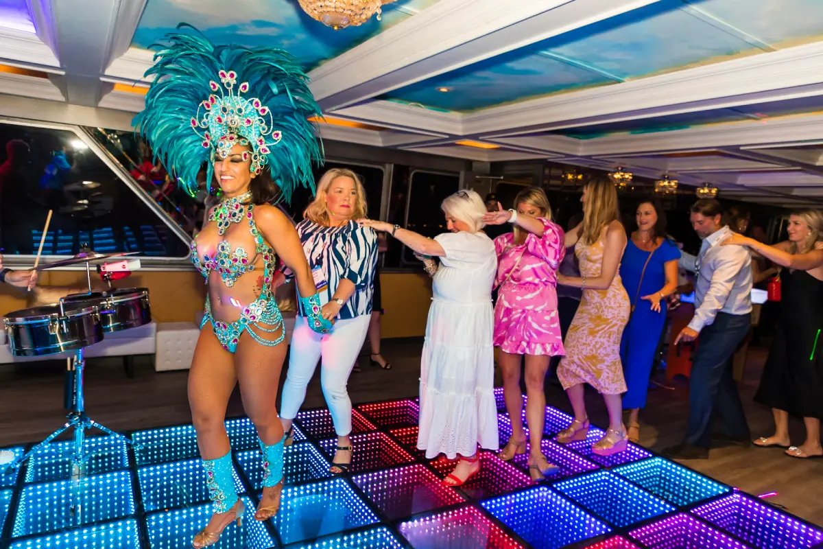Corporate yacht charter Miami — private business event on Biscayne Bay