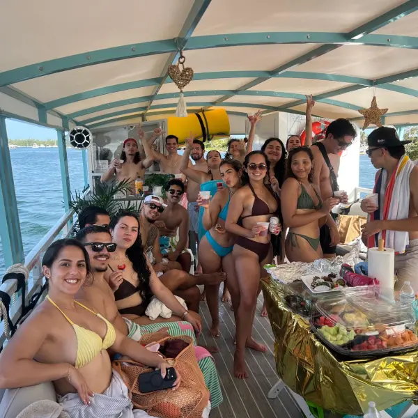 Luxury yacht family celebration charter