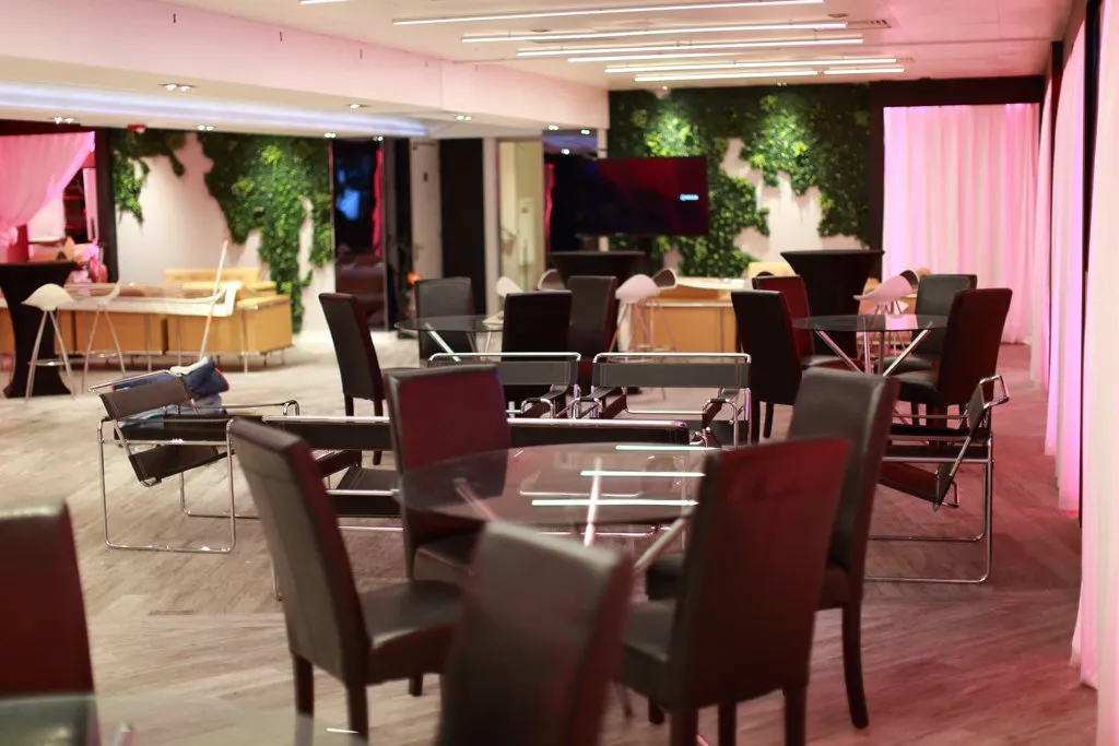 Grand Aft Ballroom venue on the Sea Yacht designed for luxury yacht charters and a spectacular wedding on a yacht in Miami