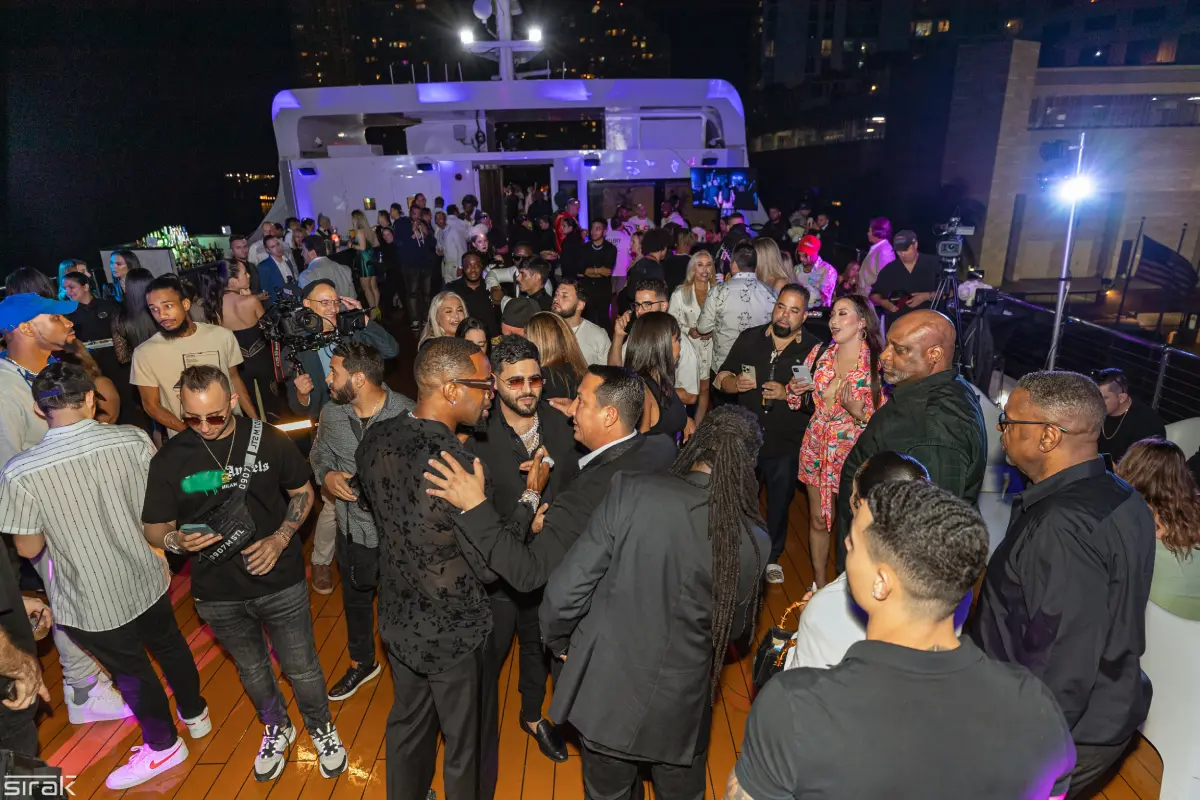 A birthday celebration on the Sea Yacht, offering premier birthday boat rental packages in Miami