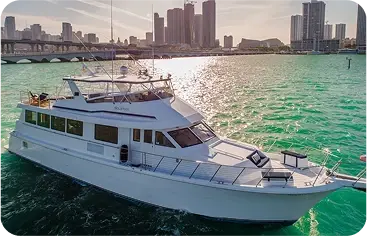 80-foot Sols luxury yacht rental Miami up to 45 guests premium charter