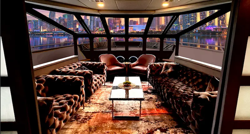 Stella Starship luxury yacht Miami exterior